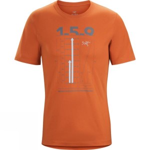 Men's Arc'teryx 1-5-9 S/S T Shirts Orange India | CI87-014