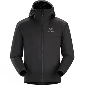 Men's Arc'teryx Atom AR Hoody Insulated Jackets Black India | NX78-291