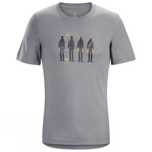 Men's Arc'teryx Usual Suspects Short Sleeve T Shirts Grey India | GW07-733