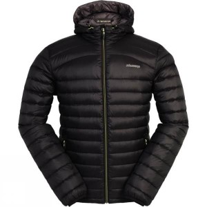 Men's Ayacucho Atlas Down Hoodie Insulated Jackets Black India | YR80-678