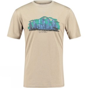 Men's Ayacucho City T Shirts Beige India | VP93-625