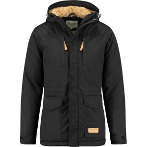 Men's Ayacucho Highland Winter Parka Insulated Jackets Black India | UU51-963