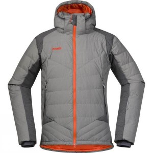 Men's Bergans Rjukan Down Insulated Jackets Grey / Deep Grey India | AX55-409