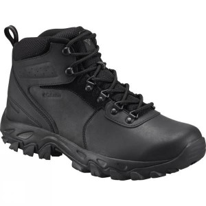 Men's Columbia Newton Ridge Plus II Waterproof Walking Boots Black India | QX15-819