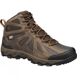 Men's Columbia Peakfreak XCRSN II Mid Leather OutDry Walking Boots Dark Brown / Copper India | XU02-662