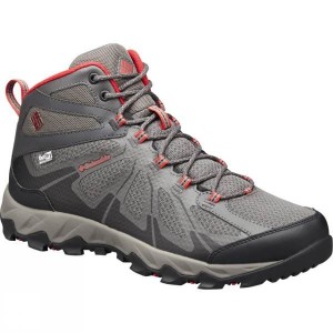 Men's Columbia Peakfreak XCRSN II XCEL Mid OutDry Walking Boots Grey / Red India | BQ18-447