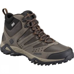 Men's Columbia Peakfreak XCRSN Leather Outdry Mid Walking Boots Dark Brown India | LC31-115