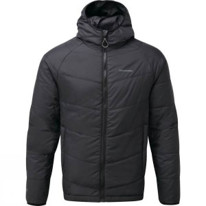 Men's Craghoppers CompressLite Packaway Hooded Insulated Jackets Black India | LU58-660