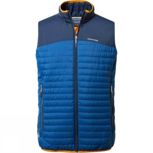 Men's Craghoppers Discovery Adventures Climaplus Vest Insulated Jackets Blue India | FC75-908