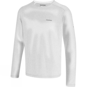 Men's Craghoppers NosiLife Long Sleeve Base T Shirts White India | EJ29-579