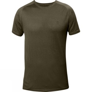 Men's Fjallraven Abisko Trail T Shirts Olive India | PJ90-705