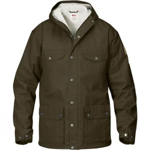 Men's Fjallraven Greenland Winter Insulated Jackets Olive India | KA49-311