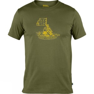 Men's Fjallraven Keep Trekking T Shirts Green India | KL26-160