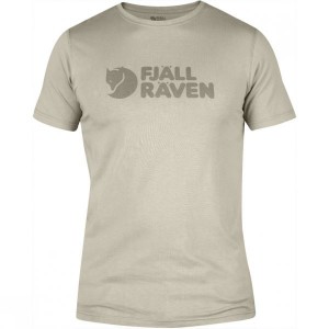 Men's Fjallraven Logo T Shirts Blue India | PA14-851