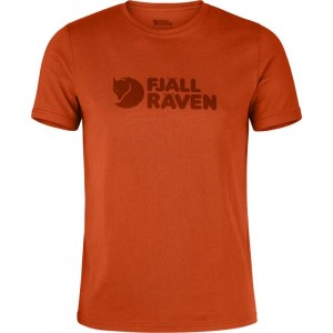 Men's Fjallraven Logo T Shirts Orange India | BI13-877