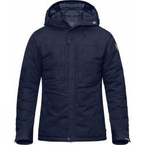 Men's Fjallraven Skogsö Padded Insulated Jackets Navy India | QG76-823