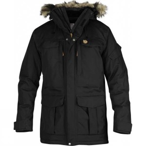 Men's Fjallraven Yupik Parka Insulated Jackets Black India | WD80-821