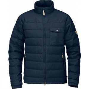 Men's Fjallraven Övik Lite Insulated Jackets Navy India | AH09-344