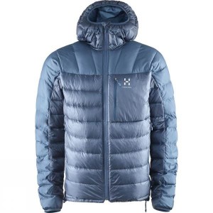 Men's Haglofs Bivvy Down Hood Insulated Jackets Blue India | LN84-939