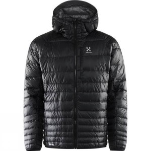 Men's Haglofs Essens III Down Hood Insulated Jackets Black India | RS23-871