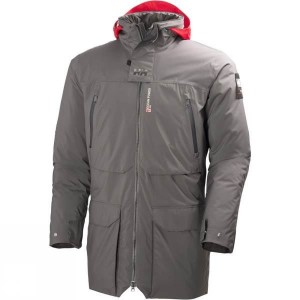 Men's Helly Hansen Shore Parka Insulated Jackets Dark Grey India | ZP50-201