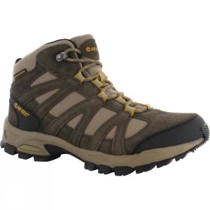 Men's Hi-Tec Alto Mid WP Walking Boots Brown / Gold India | QG13-934