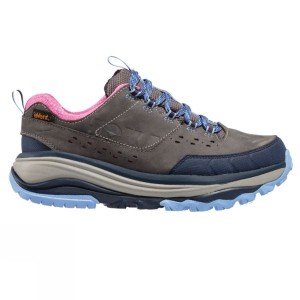 Men's Hoka One One Tor Summit WP Approach Shoes Grey / Blue India | IF71-500