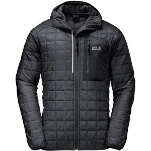 Men's Jack Wolfskin Andean Peaks Insulated Jackets Black India | OB24-708