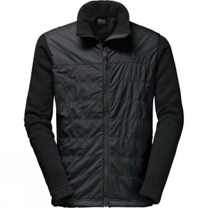 Men's Jack Wolfskin Caribou Crossing Altis Insulated Jackets Black India | GJ69-170