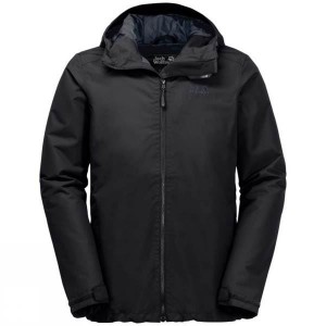 Men's Jack Wolfskin Chilly Morning Insulated Jackets Black India | DY77-065