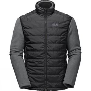 Men's Jack Wolfskin Glen Dale Insulated Jackets Black India | AU53-685