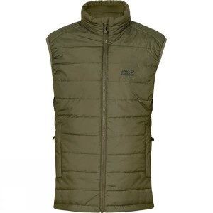 Men's Jack Wolfskin Glen Vest Insulated Jackets Olive India | LS60-487