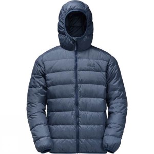 Men's Jack Wolfskin Helium Sky Insulated Jackets Dark Blue India | ED60-431