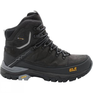 Men's Jack Wolfskin Impulse Pro Texapore O2+ Mid Walking Boots Dark Grey India | DP81-400