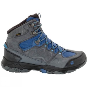 Men's Jack Wolfskin MTN Attack 5 Texapore Mid Walking Boots Grey / Blue India | ZC73-269