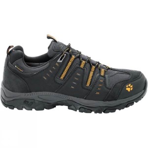 Men's Jack Wolfskin MTN Storm Texapore Low Approach Shoes Dark Grey India | KI97-018