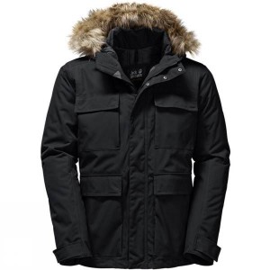 Men's Jack Wolfskin Point Barrow Insulated Jackets Black India | XC01-050