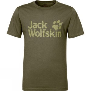 Men's Jack Wolfskin Pride Function 65 T Shirts Olive India | MZ63-531