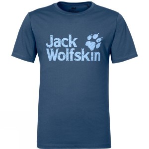 Men's Jack Wolfskin Pride Function 65 T Shirts Blue India | ED02-294