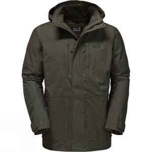 Men's Jack Wolfskin Westpoint Island Insulated Jackets Olive India | BW44-881