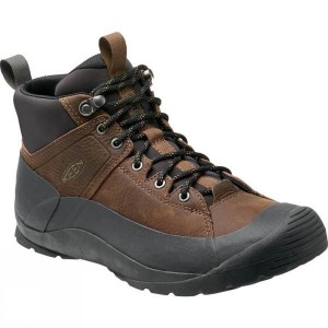 Men's Keen Citizen Keen LTD Waterproof Walking Boots Brown / Grey India | RQ80-981