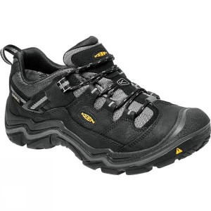 Men's Keen Durand EU Low WP Approach Shoes Black / Grey India | TP97-549