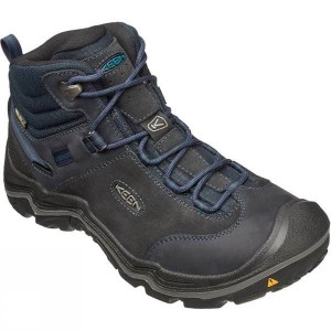 Men's Keen Wanderer Mid WP Walking Boots Dark Grey India | UX93-175