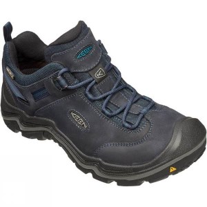 Men's Keen Wanderer Waterproof Approach Shoes Dark Grey India | EY57-877