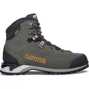 Men's Lowa Laurin Pro GTX Walking Boots Olive / Orange India | BJ12-437