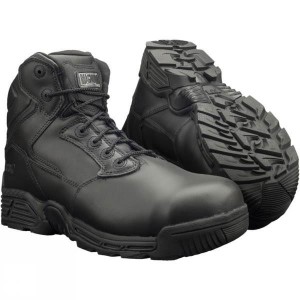 Men's Magnum Stealth Force 6.0 Leather CT/CP Walking Boots Black India | GY43-027