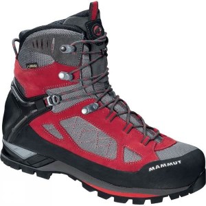 Men's Mammut Alto Guide High GTX Walking Boots Grey / Red India | XA77-899