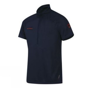 Men's Mammut Atacazo Light Zip T Shirts Navy India | RC56-578