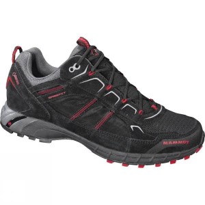 Men's Mammut T Element Low GTX Approach Shoes Black / Dark Red India | YJ82-029