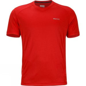 Men's Marmot Windridge Short Sleeve T Shirts Red India | AL92-246